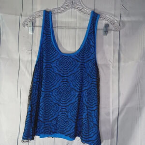 Miss Chievous sleeveless floral lace festival gothic cropped top